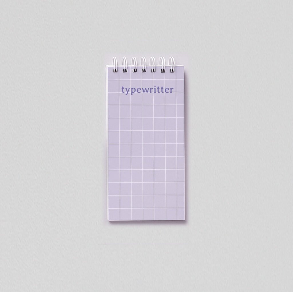 Inicio 4 libreta de notas tamano 21cm por 10 cm para anotar rápido los pendientes color lila
