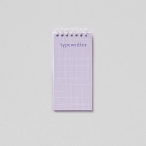 libreta de notas tamano 21cm por 10 cm para anotar rápido los pendientes color lila